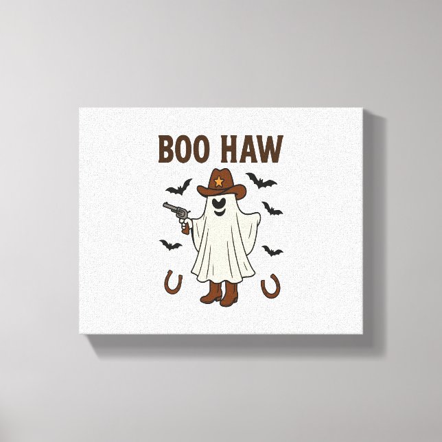 Boo Haw Canvas Print (Front)