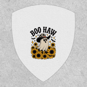 Boo Haw Cow Ghost Western Halloween Patch