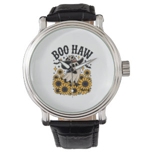 Boo Haw Cow Ghost Western Halloween Watch