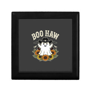 Boo Haw Western Halloween Ghost Design Gift Box