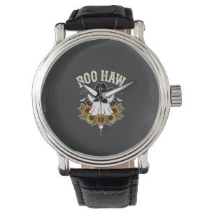Boo Haw Western Halloween Ghost Design Watch