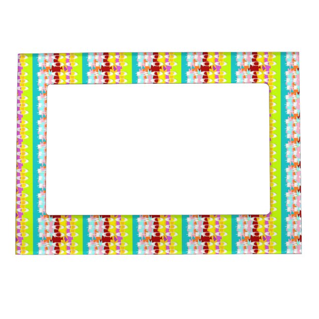 Boo Hoo design flash colours white text  Kitchen T Magnetic Frame (Front)