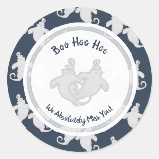 Boo Hoo Hoo Ghost Stickers