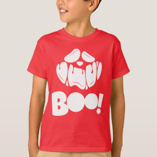 Boo Horror Face Happy Halloween T-Shirt