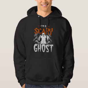 Boo I'm A Scary Ghost Funny, Sarcastic Halloween Hoodie
