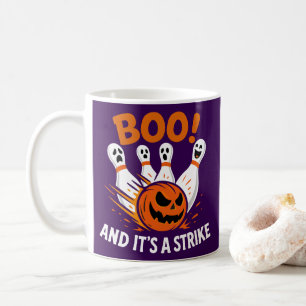 Boo It’s a Strike Funny Halloween Bowling Coffee Mug