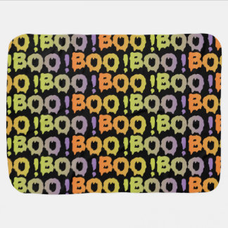 Boo It's Halloween Baby Blanket