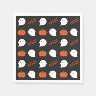Boo! It's Halloween Paper Napkins