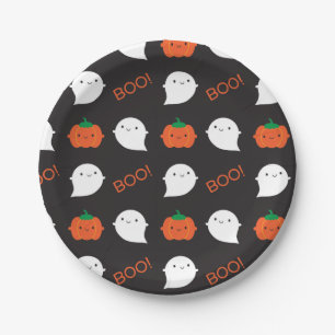 Boo! It's Halloween Paper Plates