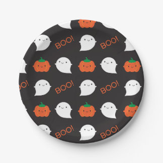 Boo! It's Halloween Paper Plates