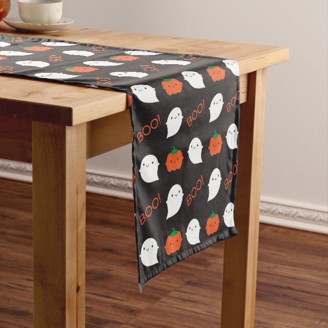 Boo! It's Halloween Short Table Runner (In Situ)