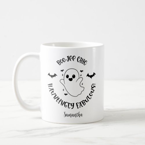 Boo_Jee Chick Hauntingly Fabulous Halloween Coffee Mug