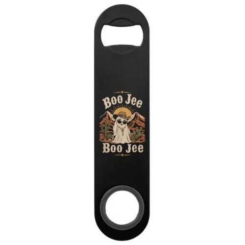 Boo JEE Cowboy Ghost Halloween Bar Key