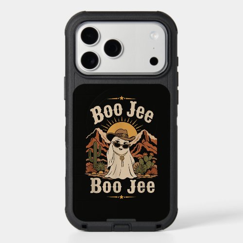 Boo JEE Cowboy Ghost Halloween iPhone 17 Pro Max Case