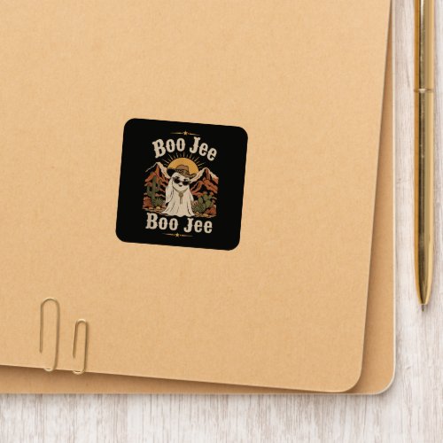 Boo JEE Cowboy Ghost Halloween Patch