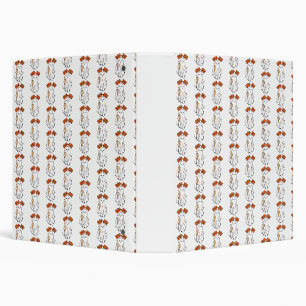 Boo-Jee Cute Halloween Ghost With 40oz Tumbler 3 Ring Binder