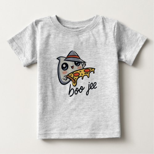 Boo Jee eating pizza Baby T_Shirt