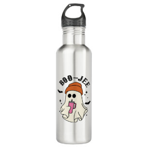 Boo-Jee  funny Halloween Tumbler-Inspired Ghost Stainless Steel Water Bottle