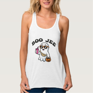 BOO-JEE Ghost – Funny Boujee Halloween Design Tank Top