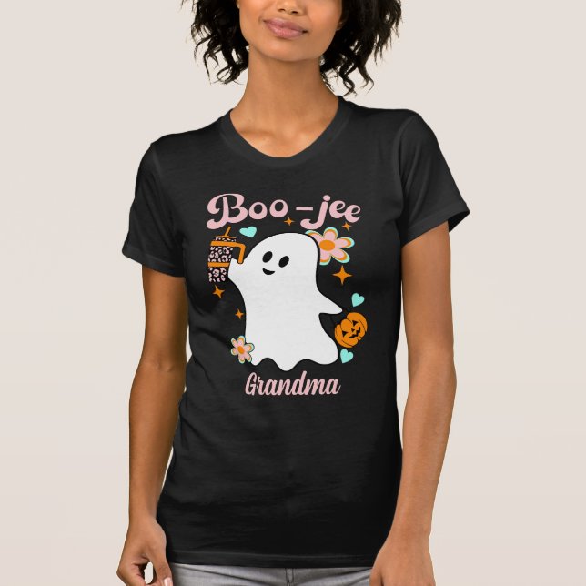 Boo-Jee Grandma | Retro Ghost T-Shirt (Front)