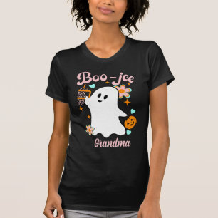 Boo-Jee Grandma   Retro Ghost T-Shirt