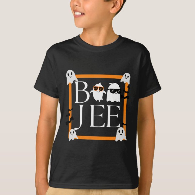 Boo Jee Halloween Ghost  T-Shirt (Front)