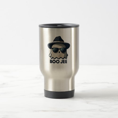 Boo Jee in an agent style outfit Travel Mug