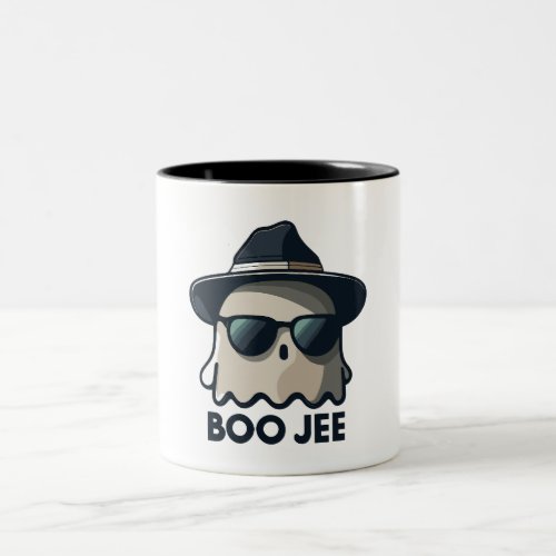 Boo Jee in an agent style outfit Two_Tone Coffee Mug