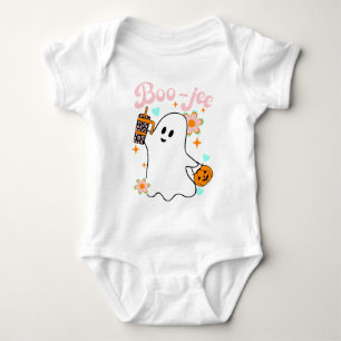 Boo-Jee   Retro Ghost Baby Bodysuit