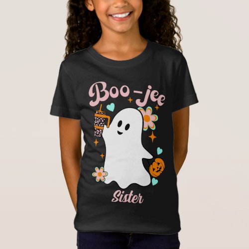 Boo_Jee Sister  Retro Ghost T_Shirt