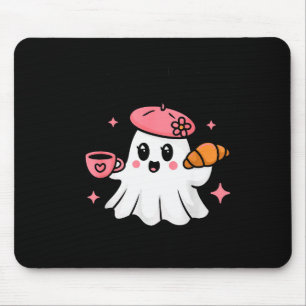 Boo Jour Ghost French Teacher Vintage Teacherlife Mouse Pad