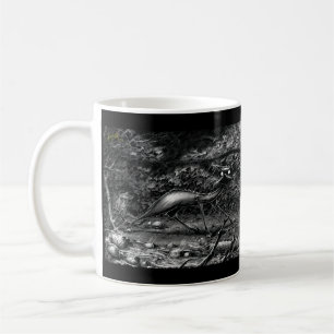 Boo Kitty Caught in a Lightning Storm Coffee Mug