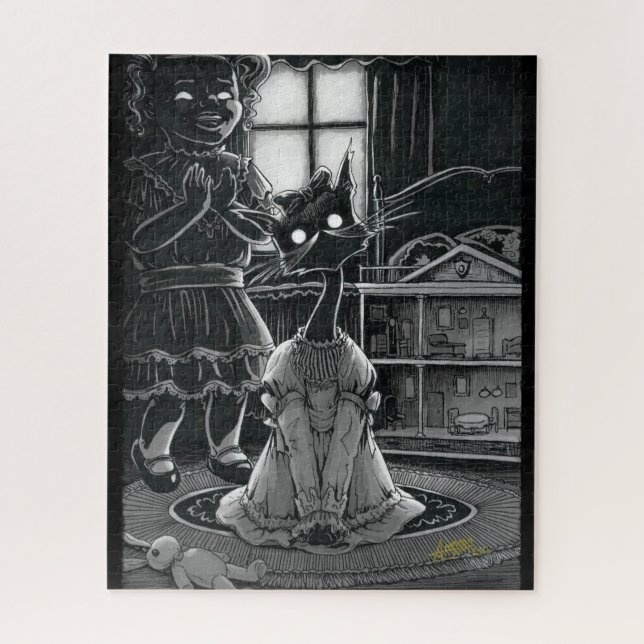 Boo Kitty Gets Fancy Jigsaw Puzzle (Vertical)