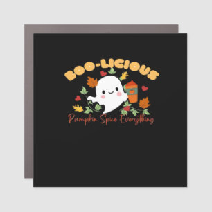 Boo-Licious Pumpkin Spice Everything Essential Car Magnet