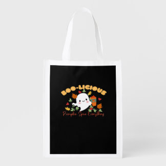 Boo-Licious Pumpkin Spice Everything Essential Grocery Bag