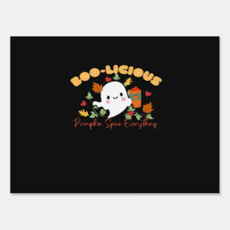 Boo-Licious Pumpkin Spice Everything Essential Sign