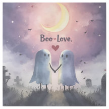 Boo Love Cute Ghost Couple Halloween