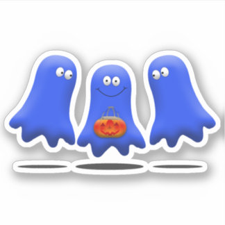Boo Man Ghost Group Sticker