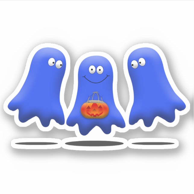 Boo Man Ghost Group Sticker (Front)