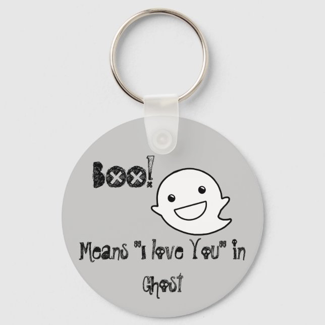 BOO Means I love you Keyring (Front)