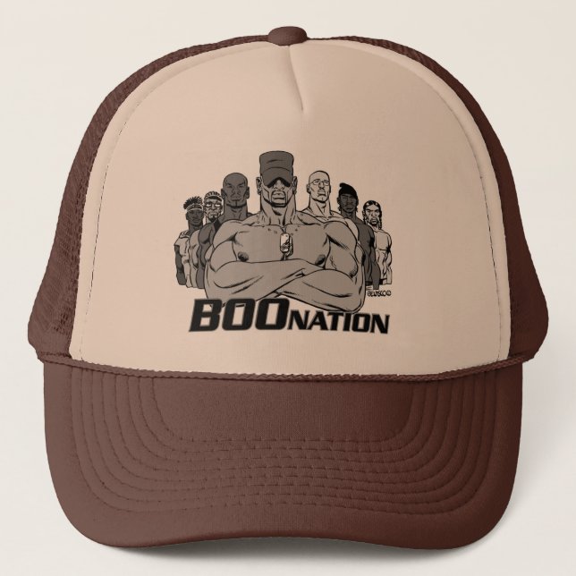 Boo Nation trucker hat (Front)