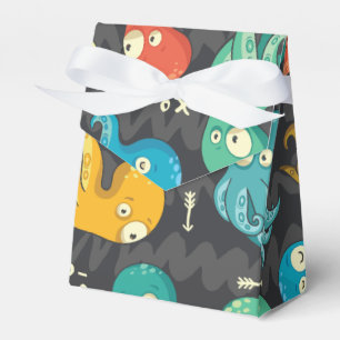 Boo Octopus Cute Multicolor Kids Clothing & Décor Favor Boxes