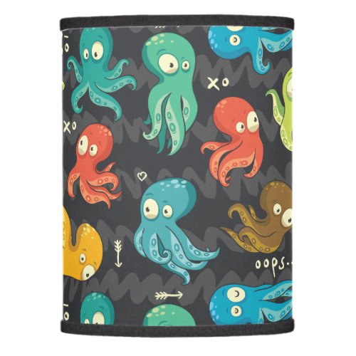 Boo Octopus Cute Multicolor Kids Clothing  Dcor Lamp Shade