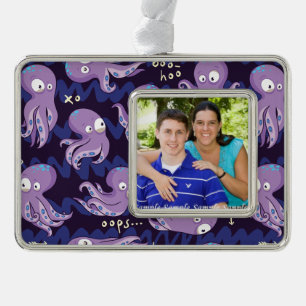 Boo Octopus Cute Purple Kids Clothing & Décor Christmas Ornament