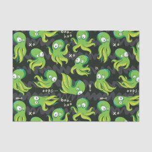 Boo Octopus Green Kids Clothing & Décor Tissue Paper