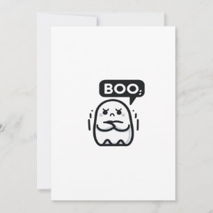 Boo Of Disapproval Funny Quote Holiday Card