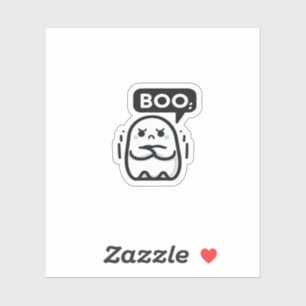 Boo Of Disapproval Funny Quote Sticker