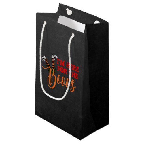 Boo On Boo and Booze Halloween Cocktail Party Small Gift Bag