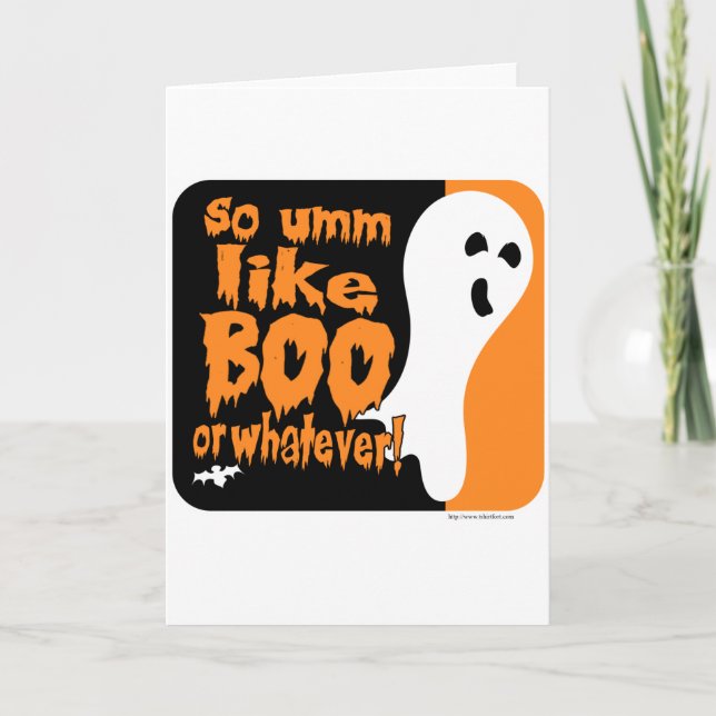 BOO or whatever! Card (Front)