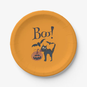 Boo! Paper Plates